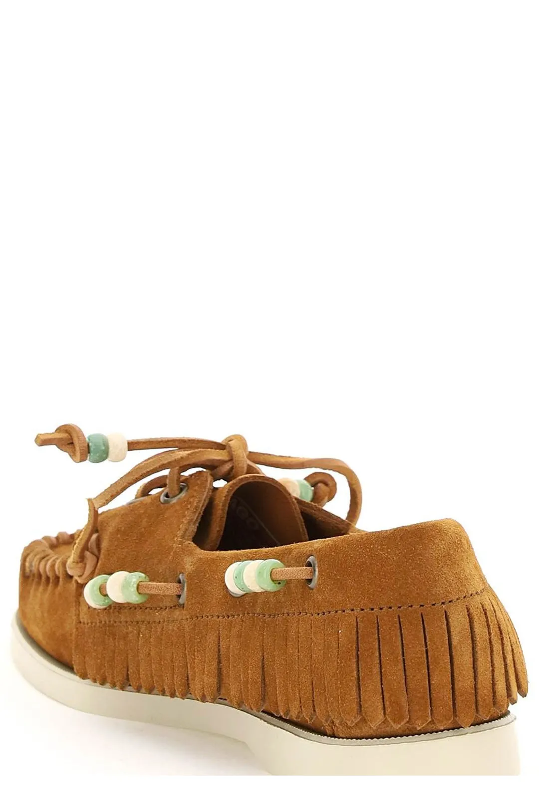 Alanui X Sebago Dockside Fringe-Detailed Loafers