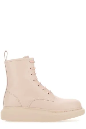 Alexander McQueen Lace Up Ankle Boots