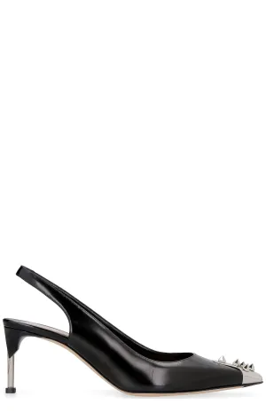 Alexander McQueen Studded Slingback Pumps