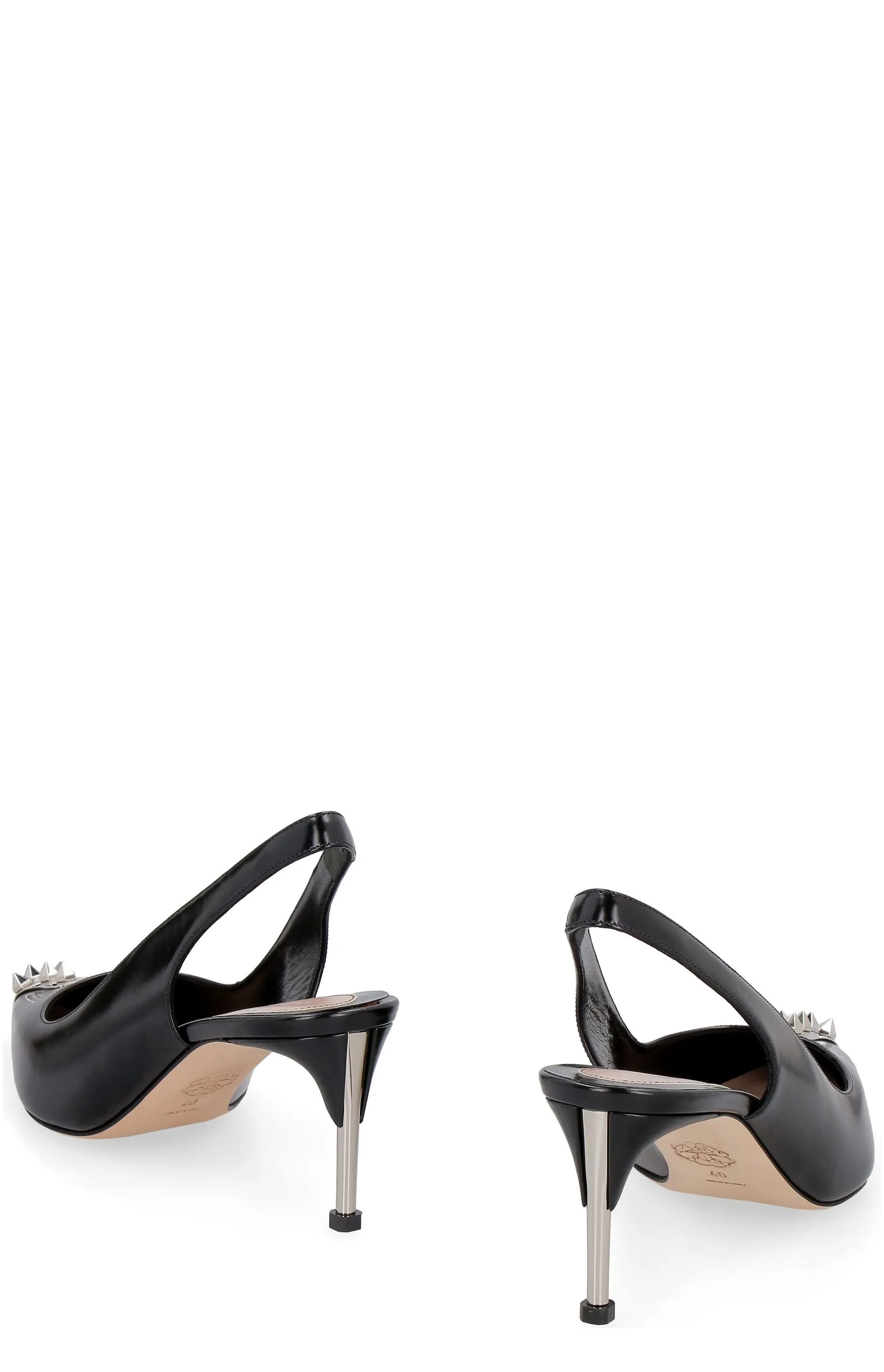 Alexander McQueen Studded Slingback Pumps
