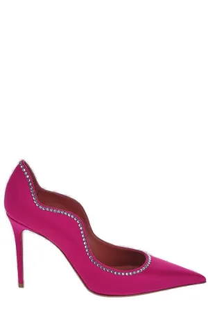 Amina Muaddi Romy Pumps