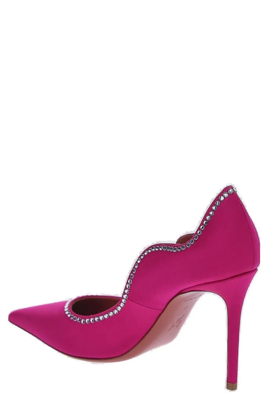 Amina Muaddi Romy Pumps