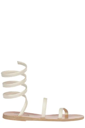 Ancient Greek Sandals Ofis Ankle-Wrap Flat Sandals