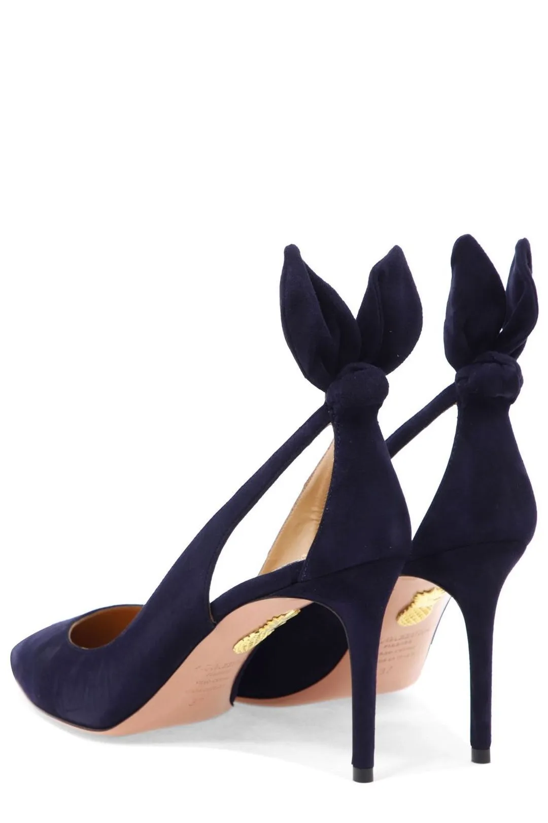 Aquazzura Deneuve 85 Bow Tie Pumps