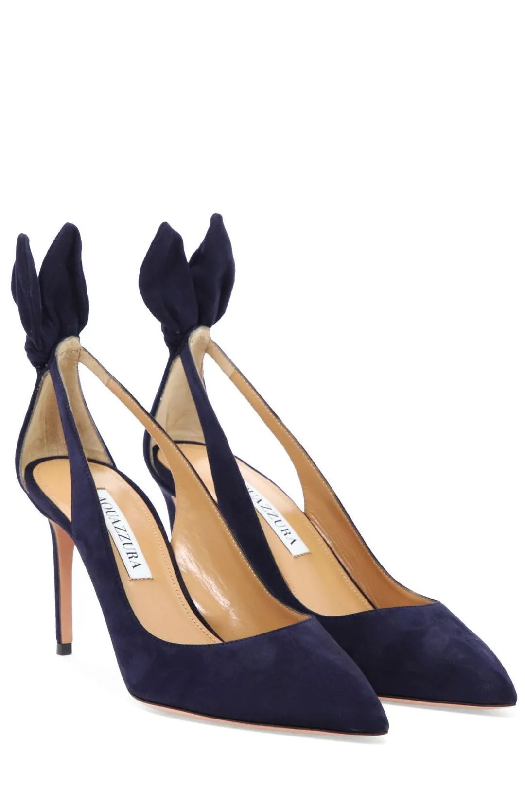 Aquazzura Deneuve 85 Bow Tie Pumps