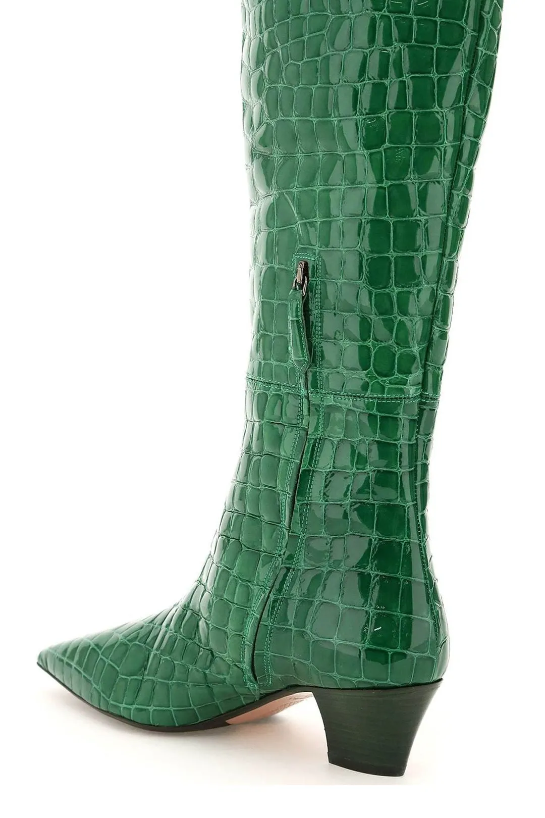 Aquazzura Tres Gainsbourg Embossed Boots