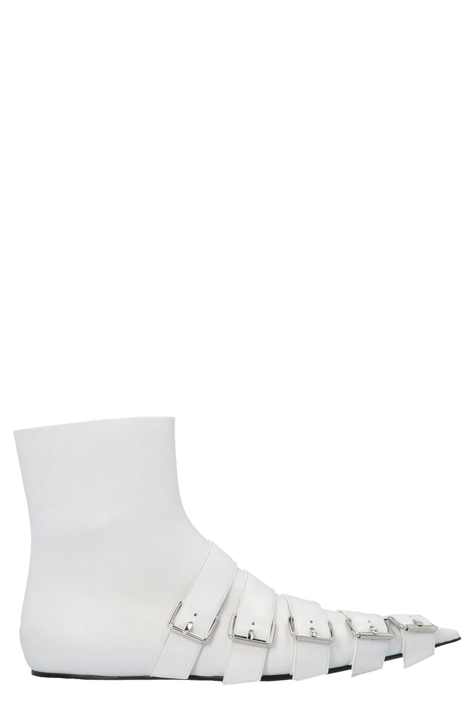 Balenciaga Buckled Ankle Boots