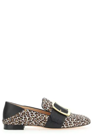 Bally Buckled Animalier Printed Loafers