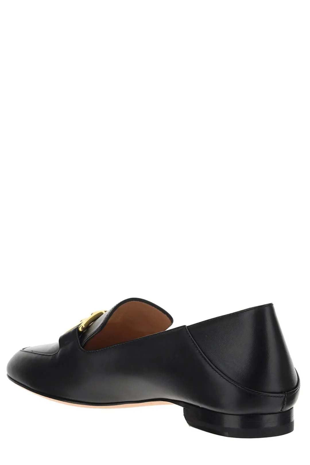 Bally Ellah B-Chain Logo Plaque Loafers