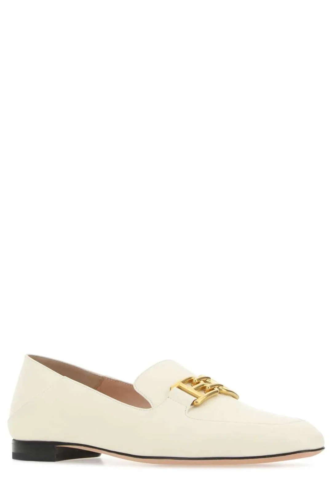 Bally Ellah B Logo Plaque Square Toe Loafers