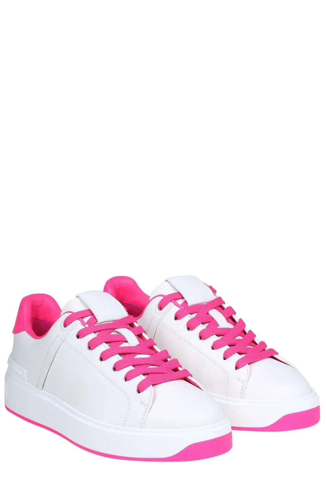 Balmain B-Court Lace-Up Sneakers