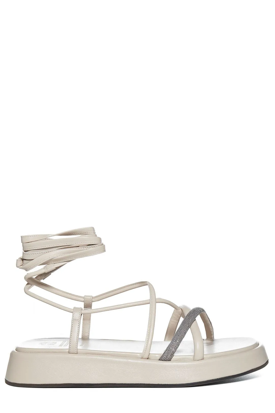 Brunello Cucinelli Ankle Strapped Sandals