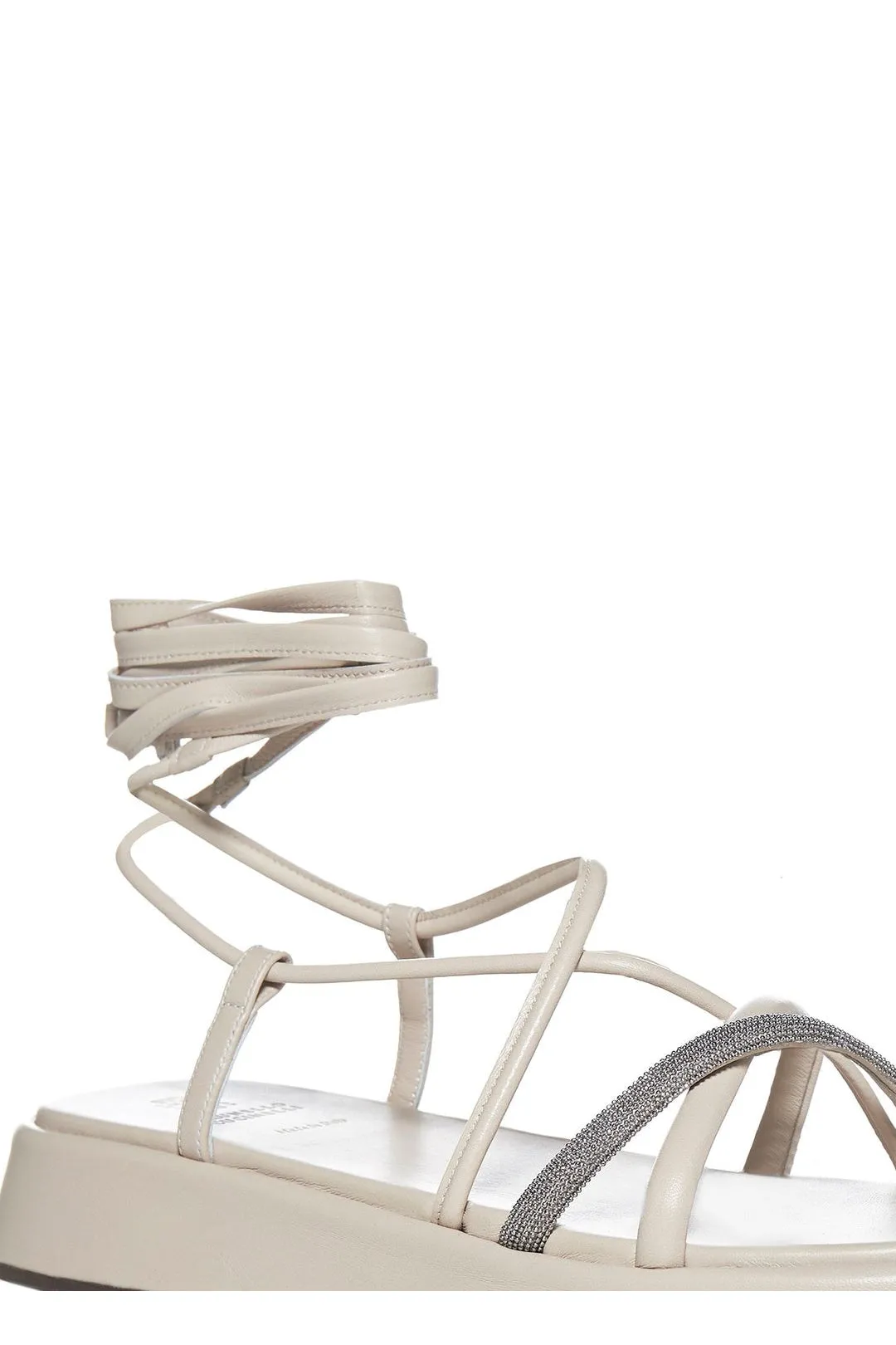 Brunello Cucinelli Ankle Strapped Sandals