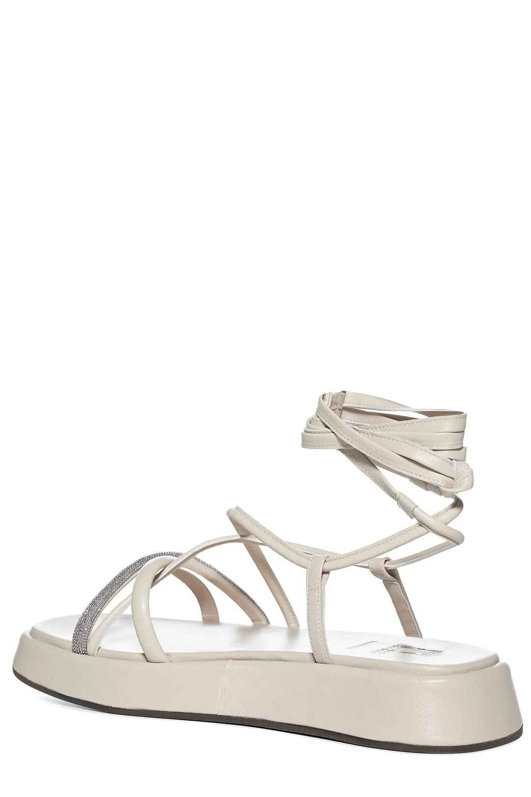 Brunello Cucinelli Ankle Strapped Sandals