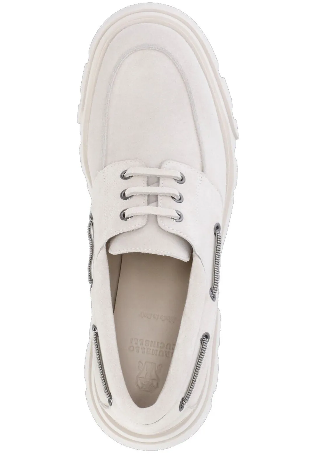 Brunello Cucinelli Platform Lace-Up Shoes