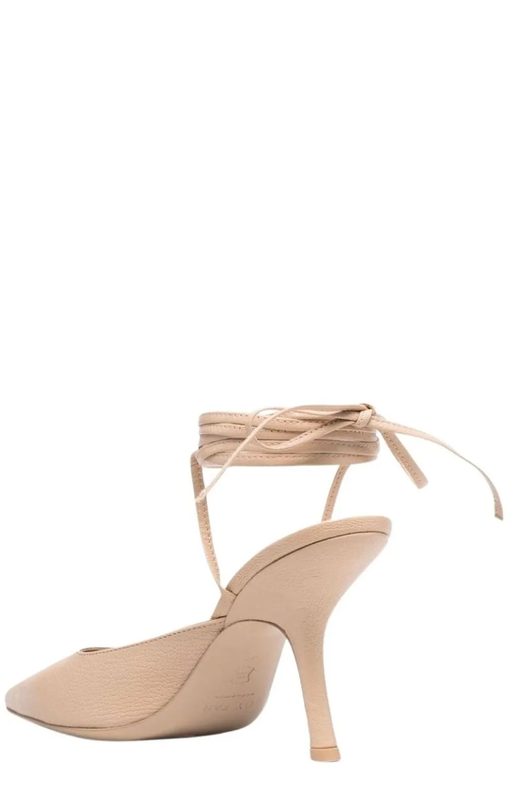 By Far Jen Ankle Strap Pumps