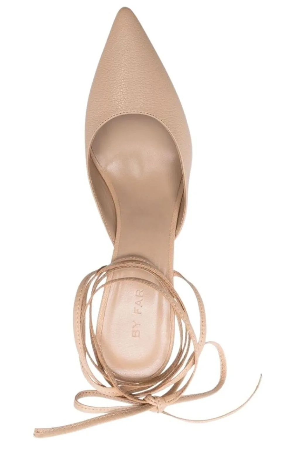 By Far Jen Ankle Strap Pumps