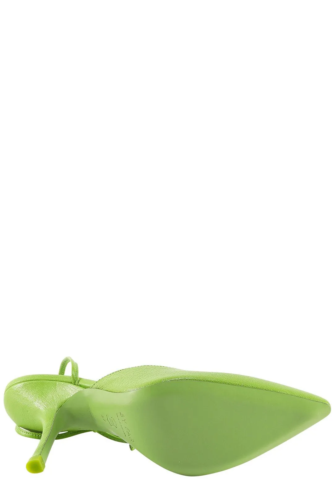 By Far Jen Pistachio Slingback Pumps
