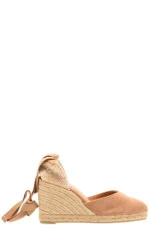 Castaer Ankle-Tie Wedge Pumps