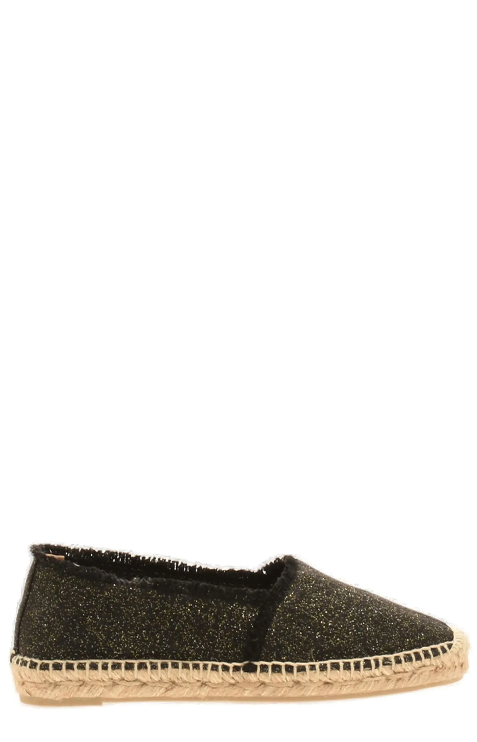 Castaer Glitter Detail Espadrille Flats