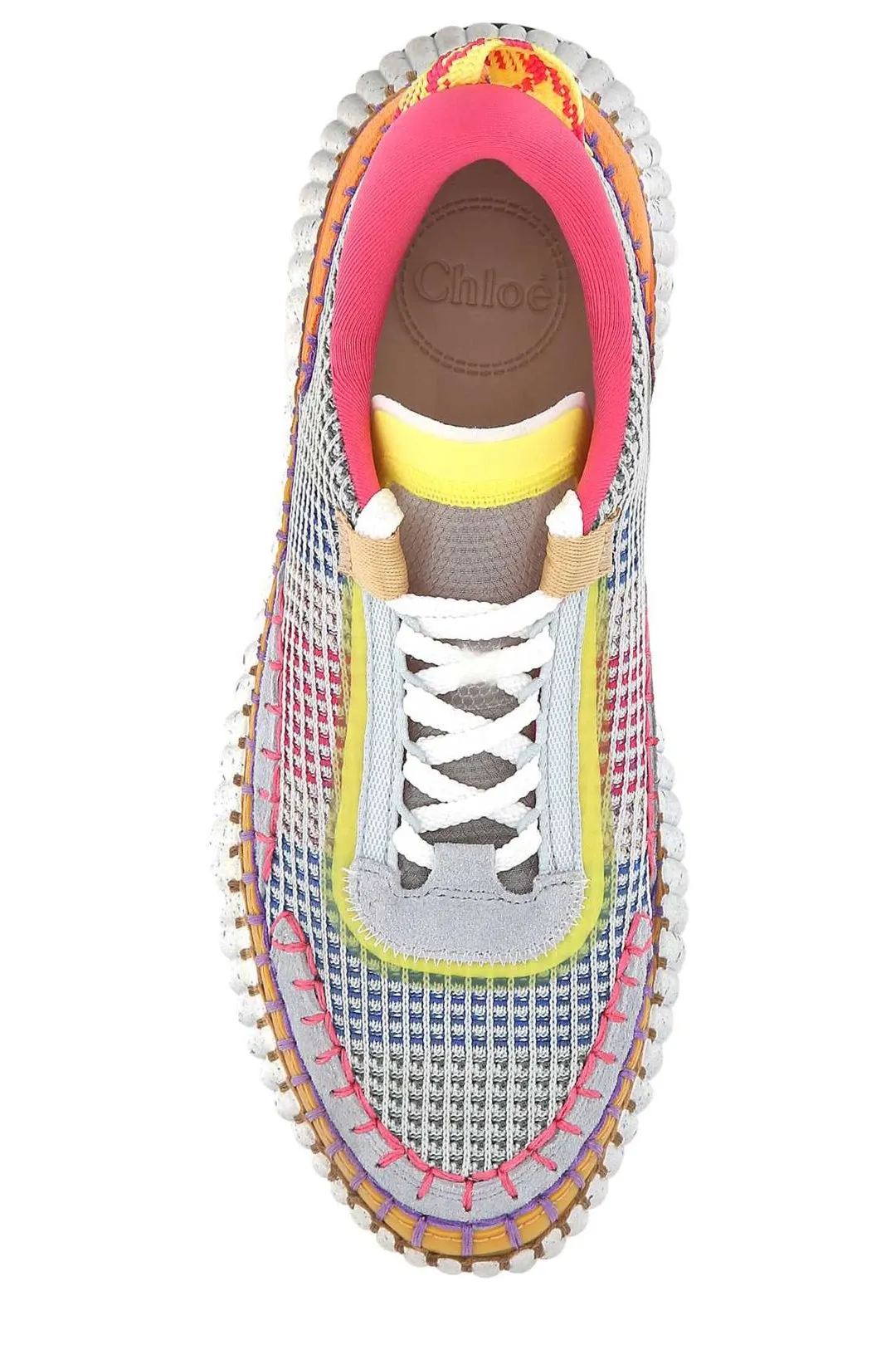 Chlo Nama Lace-Up Sneakers