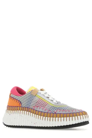 Chlo Nama Lace-Up Sneakers