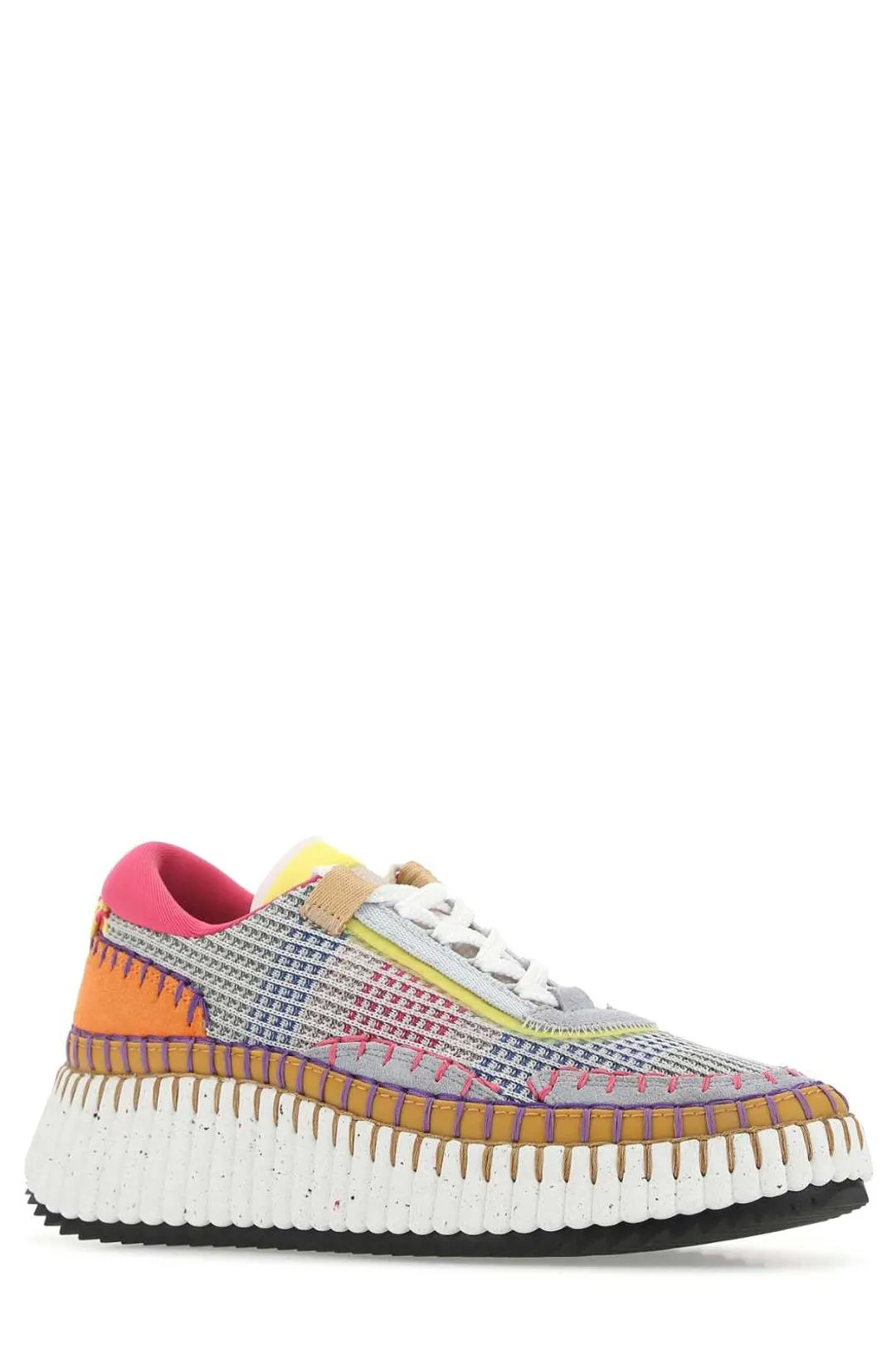 Chlo Nama Lace-Up Sneakers