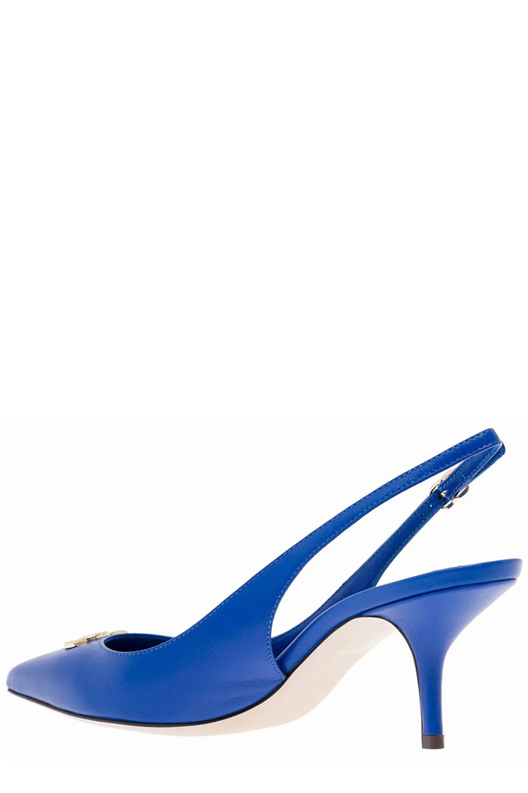 Dolce & Gabbana Logo-Plaque Pointed Toe Pumps