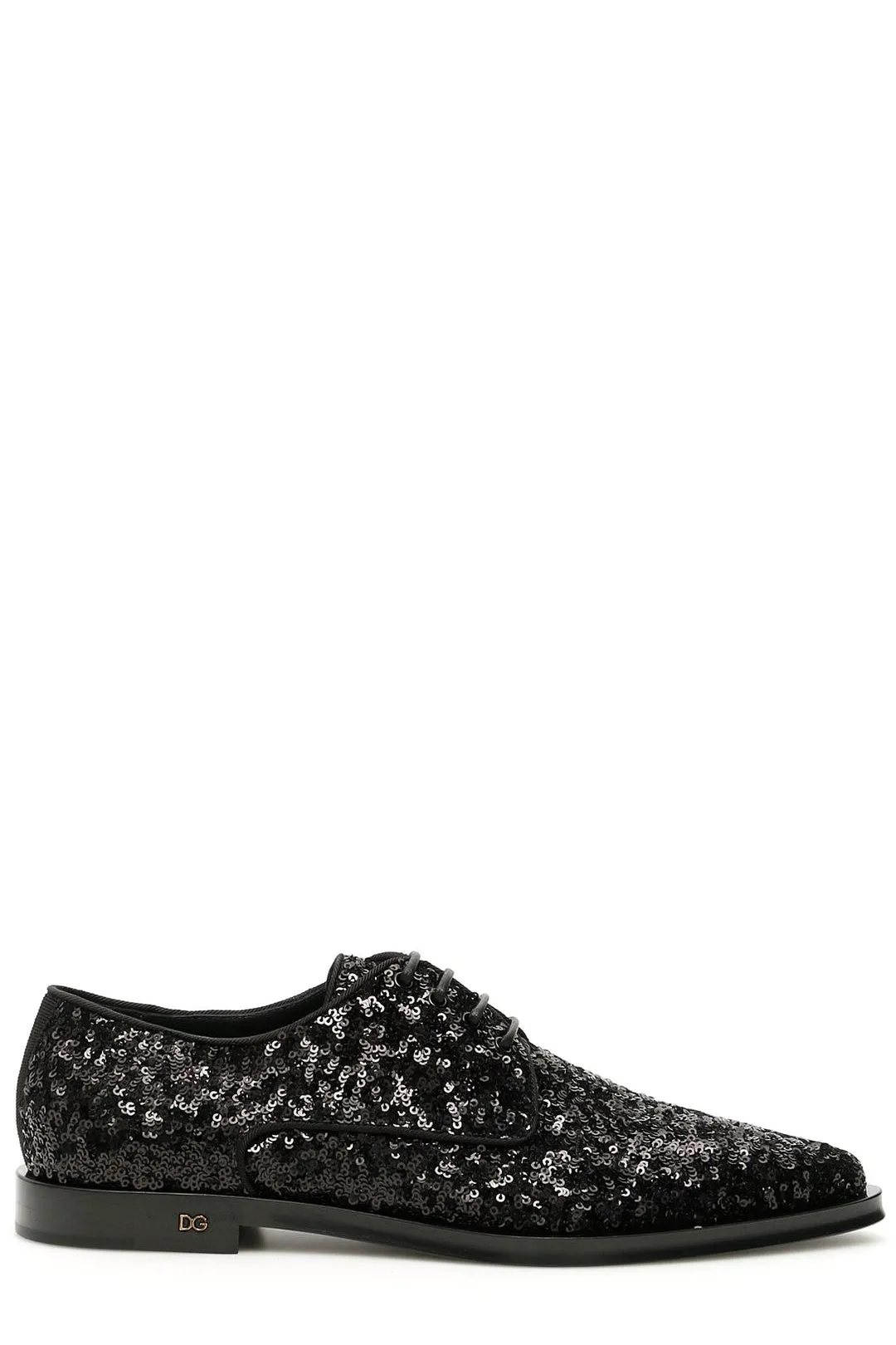 Dolce & Gabbana Sequinned Lace-Up Shoes