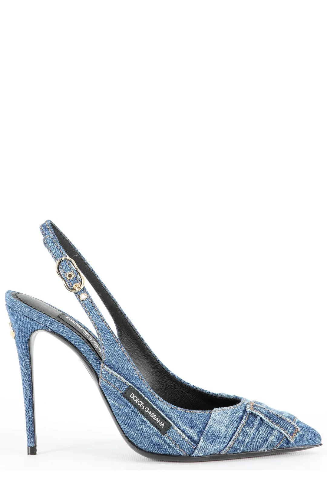 Dolce & Gabbana Slingback Denim Pumps