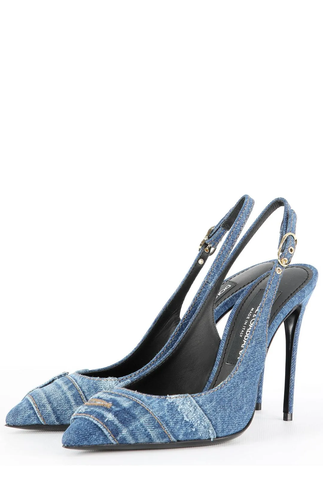 Dolce & Gabbana Slingback Denim Pumps