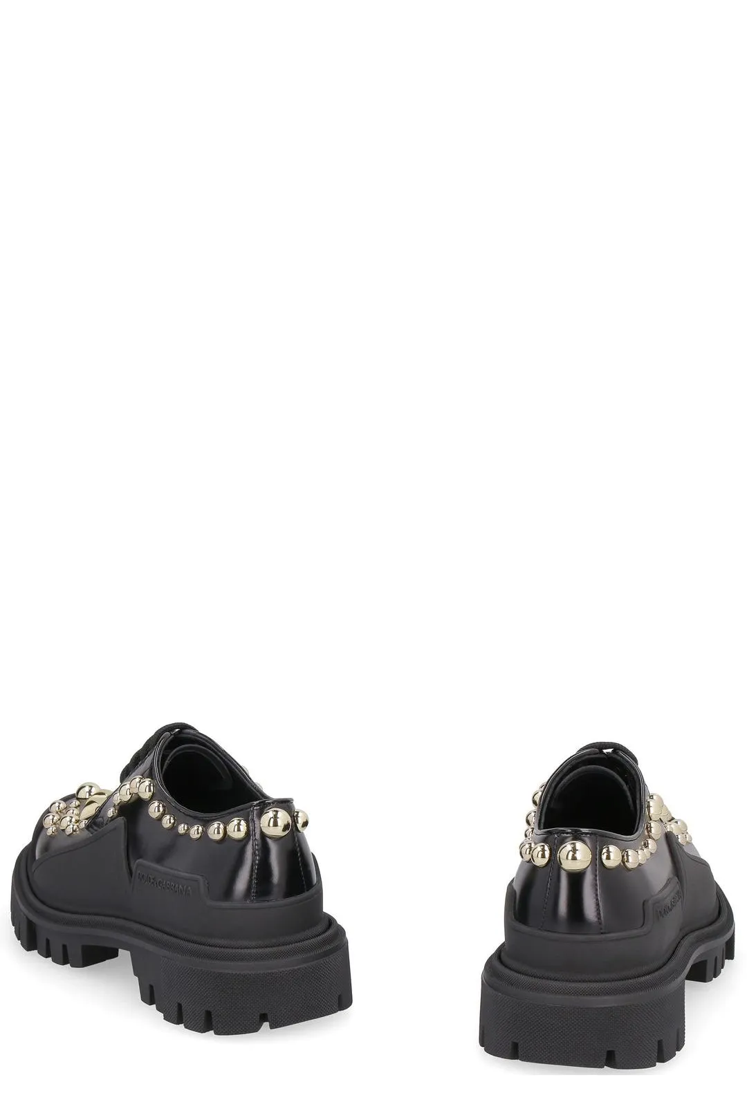 Dolce & Gabbana Stud Embroidery Trekking Derby Shoes
