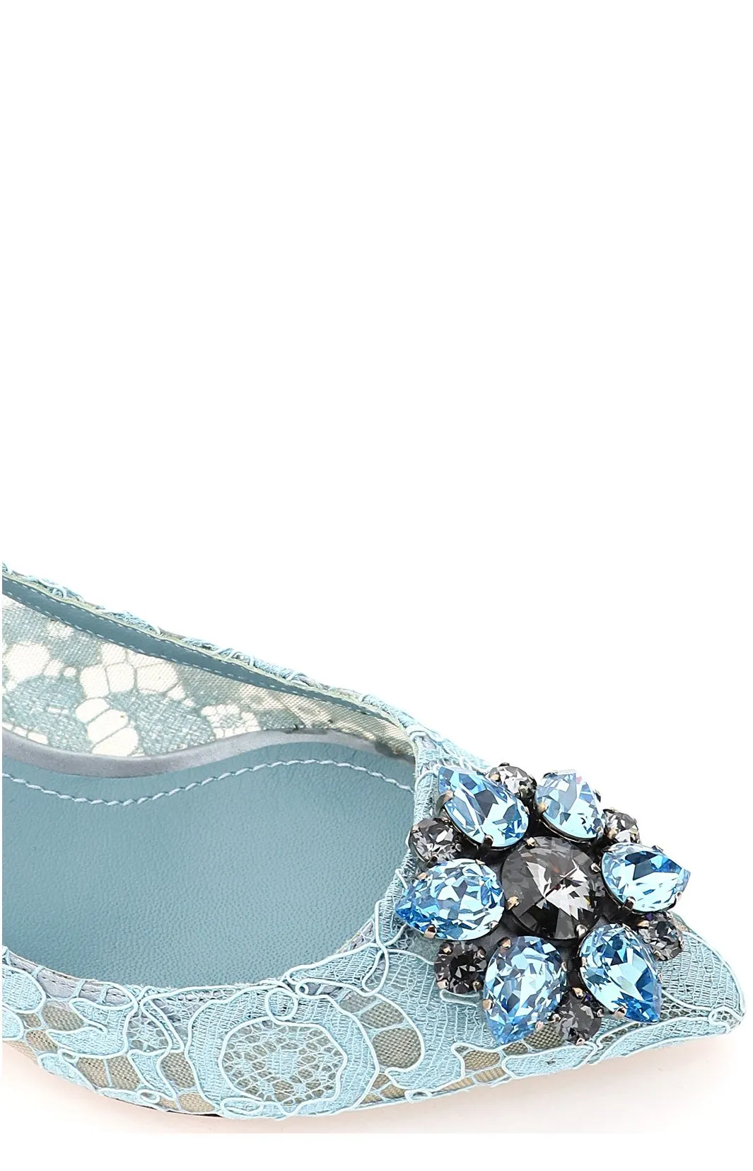 Dolce & Gabbana Taormina Lace Embellished Pumps