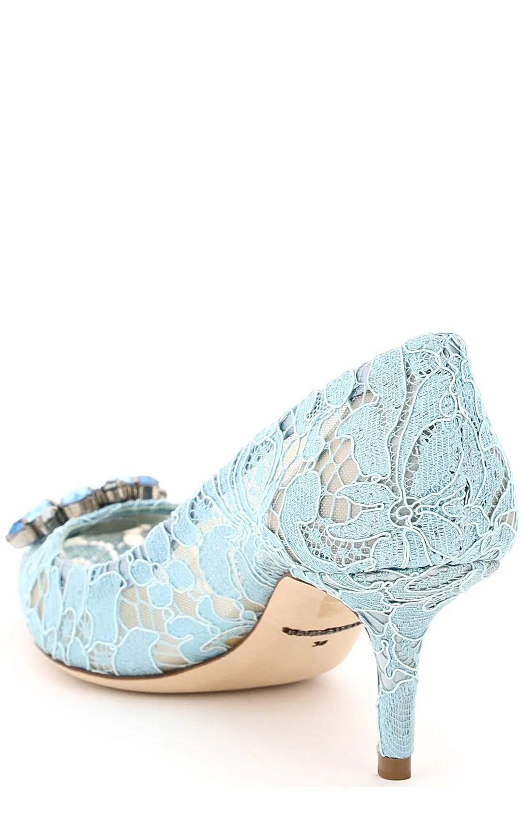Dolce & Gabbana Taormina Lace Embellished Pumps