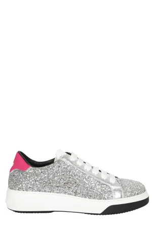 Dsquared2 Glittered Lace-Up Sneakers