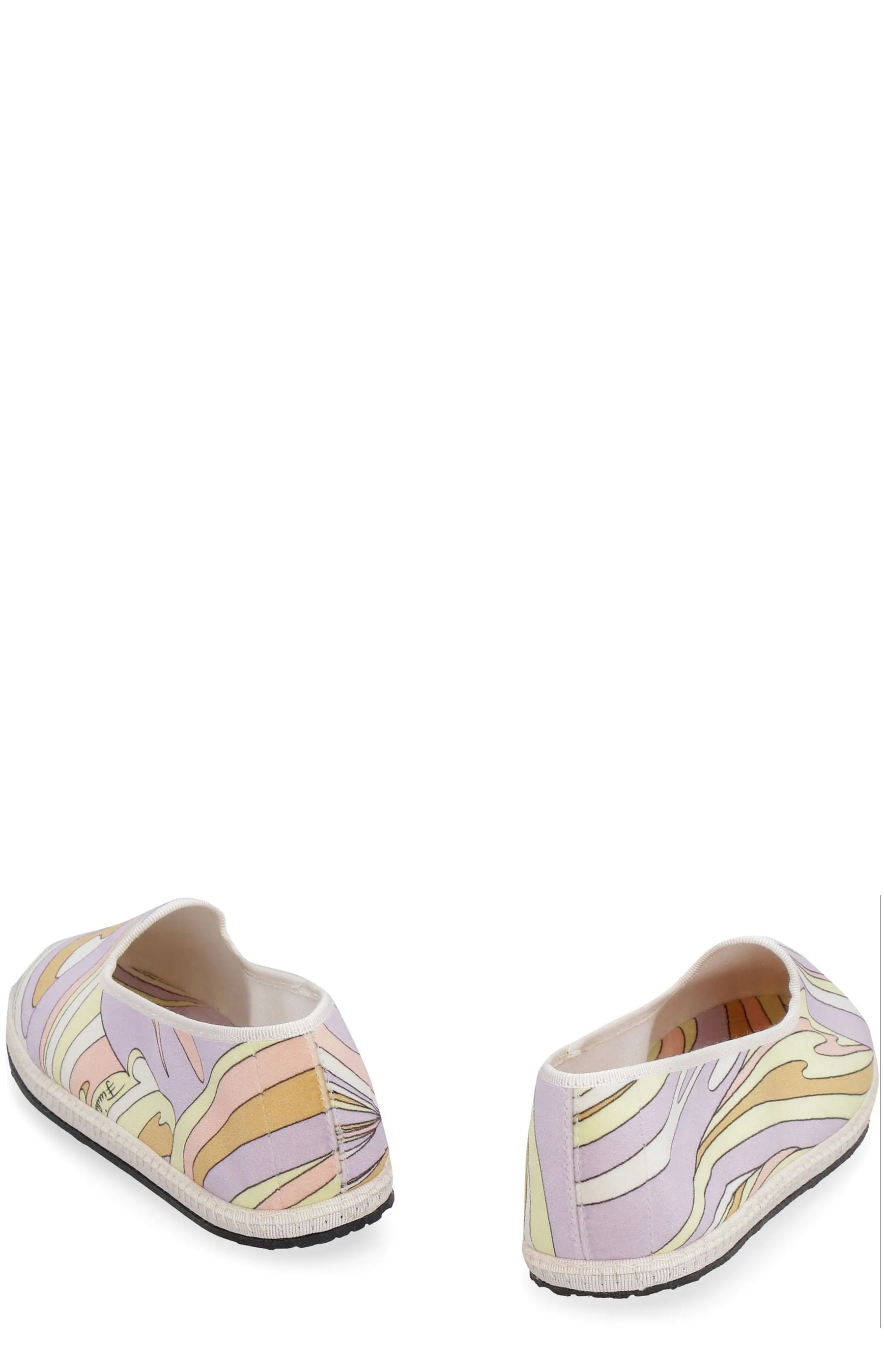 Emilio Pucci Vortici Baby Print Slip-On Flats