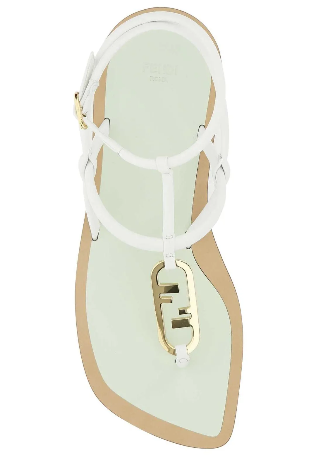 Fendi O'Lock Thong Sandals