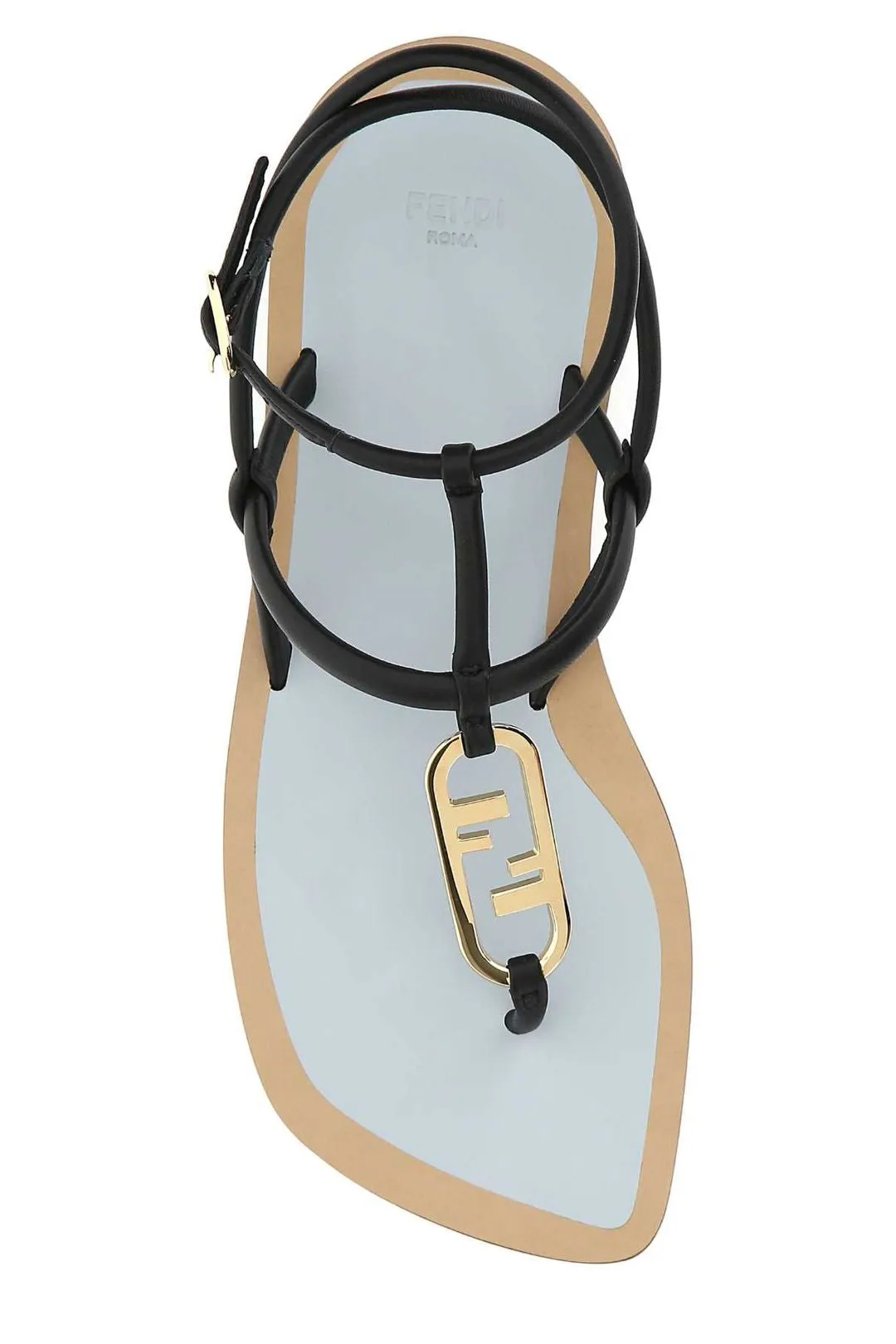 Fendi O'Lock Thong Sandals