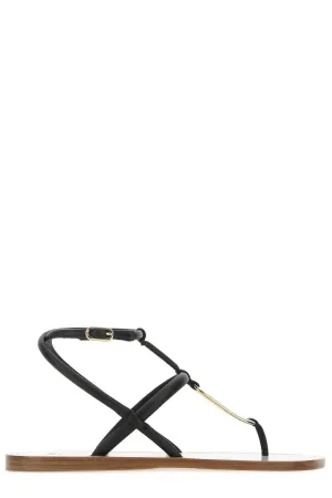 Fendi O'Lock Thong Sandals