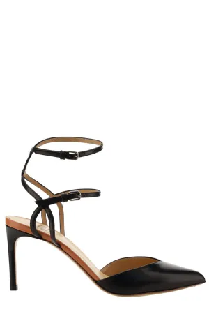 Francesco Russo Ankle Strap Pumps