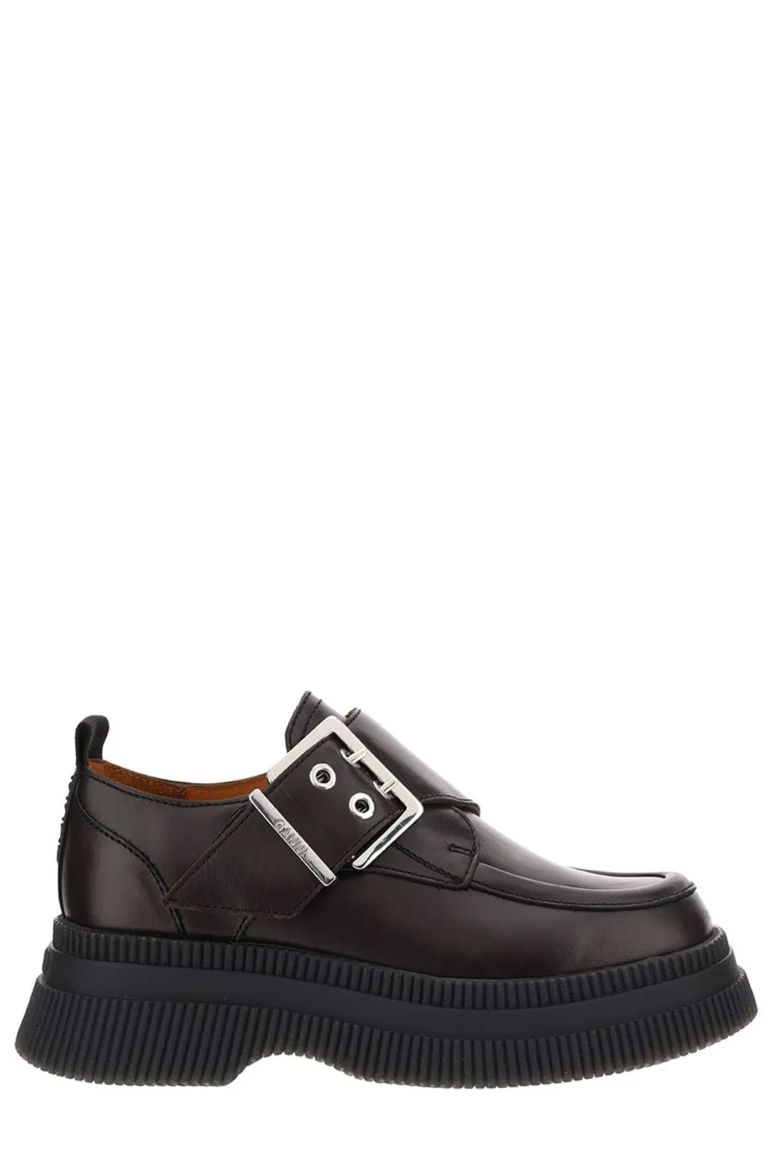 Ganni Monk Strap Creeper Loafers