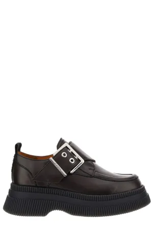 Ganni Monk Strap Creeper Loafers