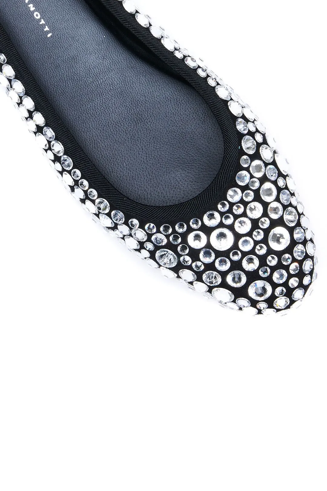 Giuseppe Zanotti Amur Embellished Ballerina Flats
