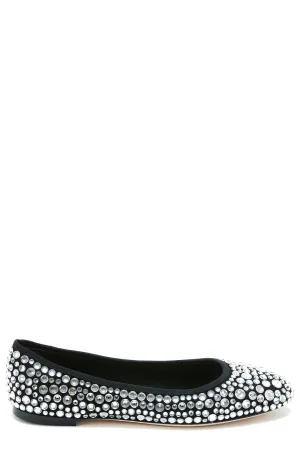 Giuseppe Zanotti Amur Embellished Ballerina Flats