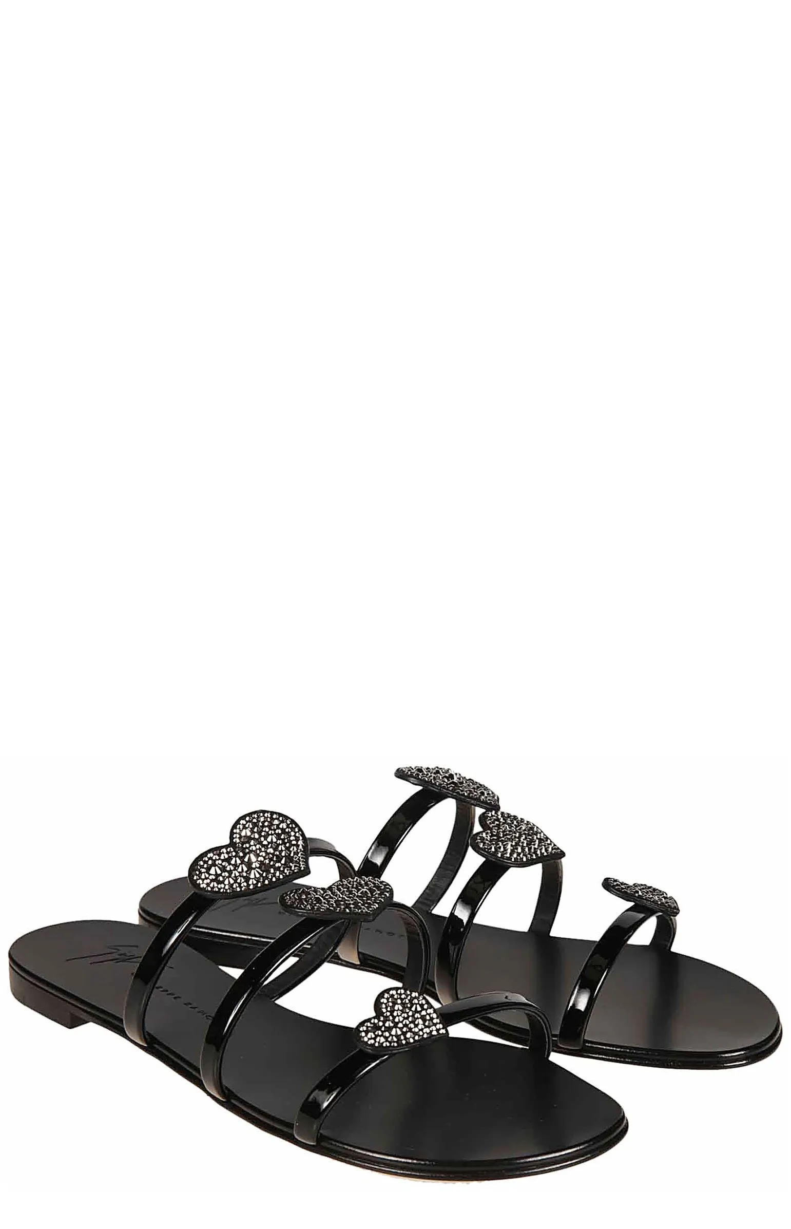 Giuseppe Zanotti Heart Embellished Sandals
