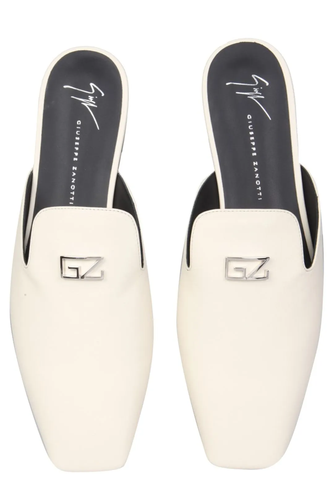 Giuseppe Zanotti Logo Plaque Slip-On Loafers