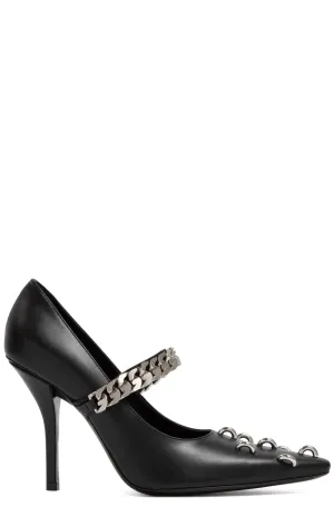 Givenchy Chain Studded Ring Pumps