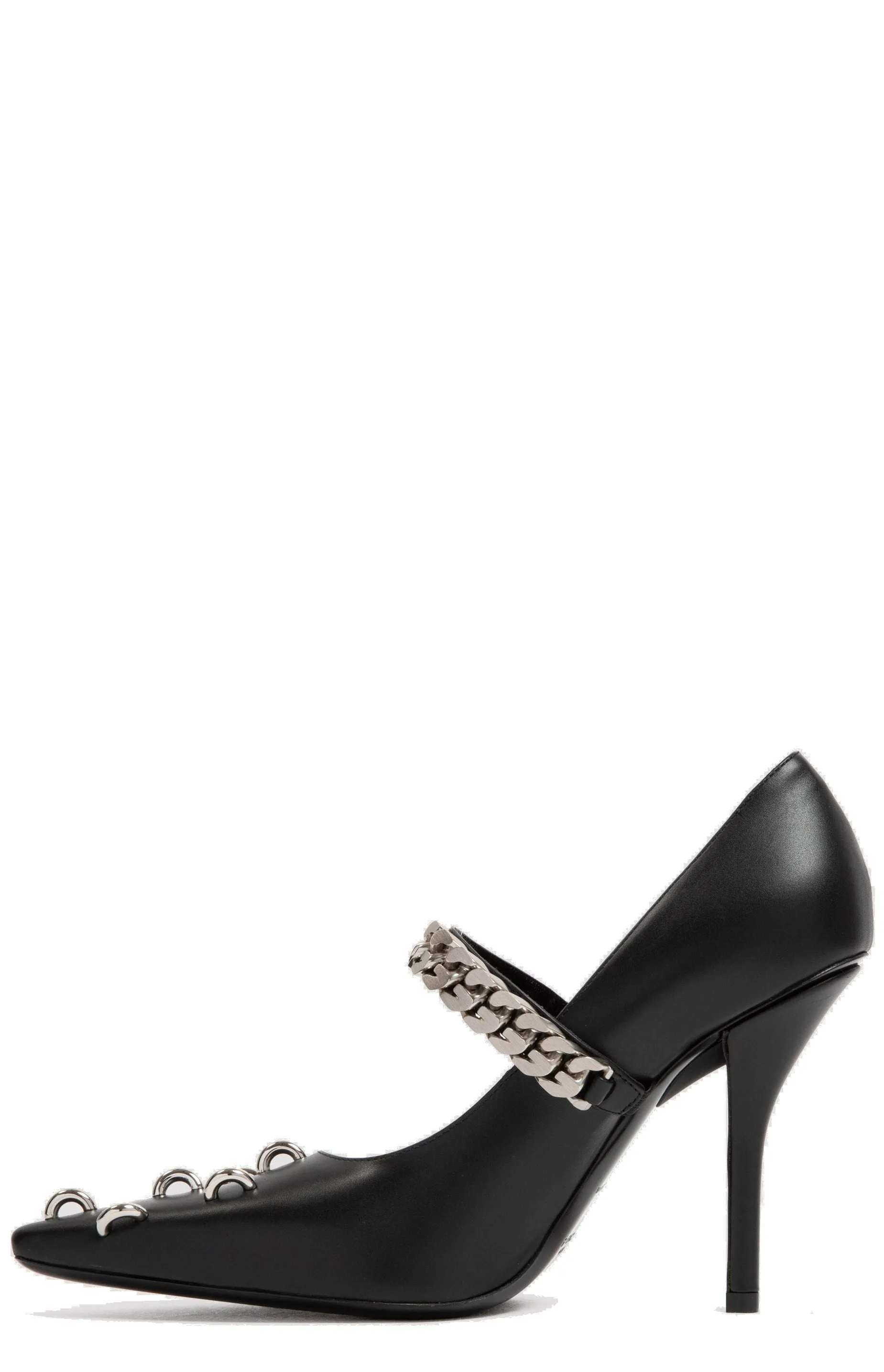 Givenchy Chain Studded Ring Pumps