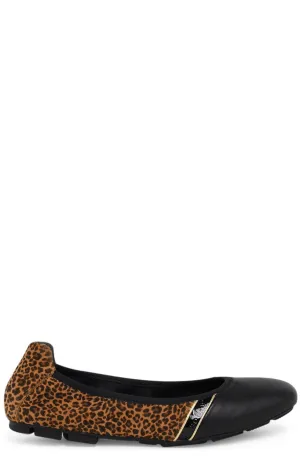 Hogan Leopard Print Ballerina Flats