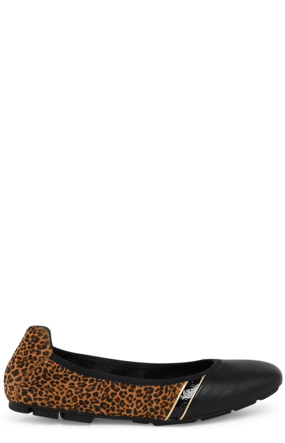 Hogan Leopard Print Ballerina Flats